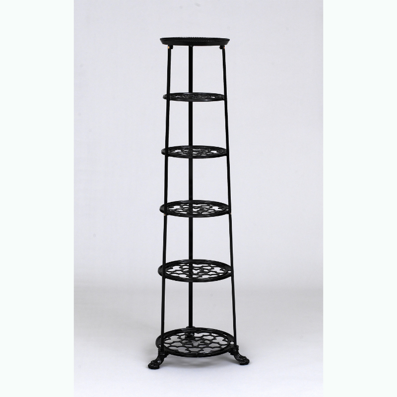 6 Tier Pan Stand Black