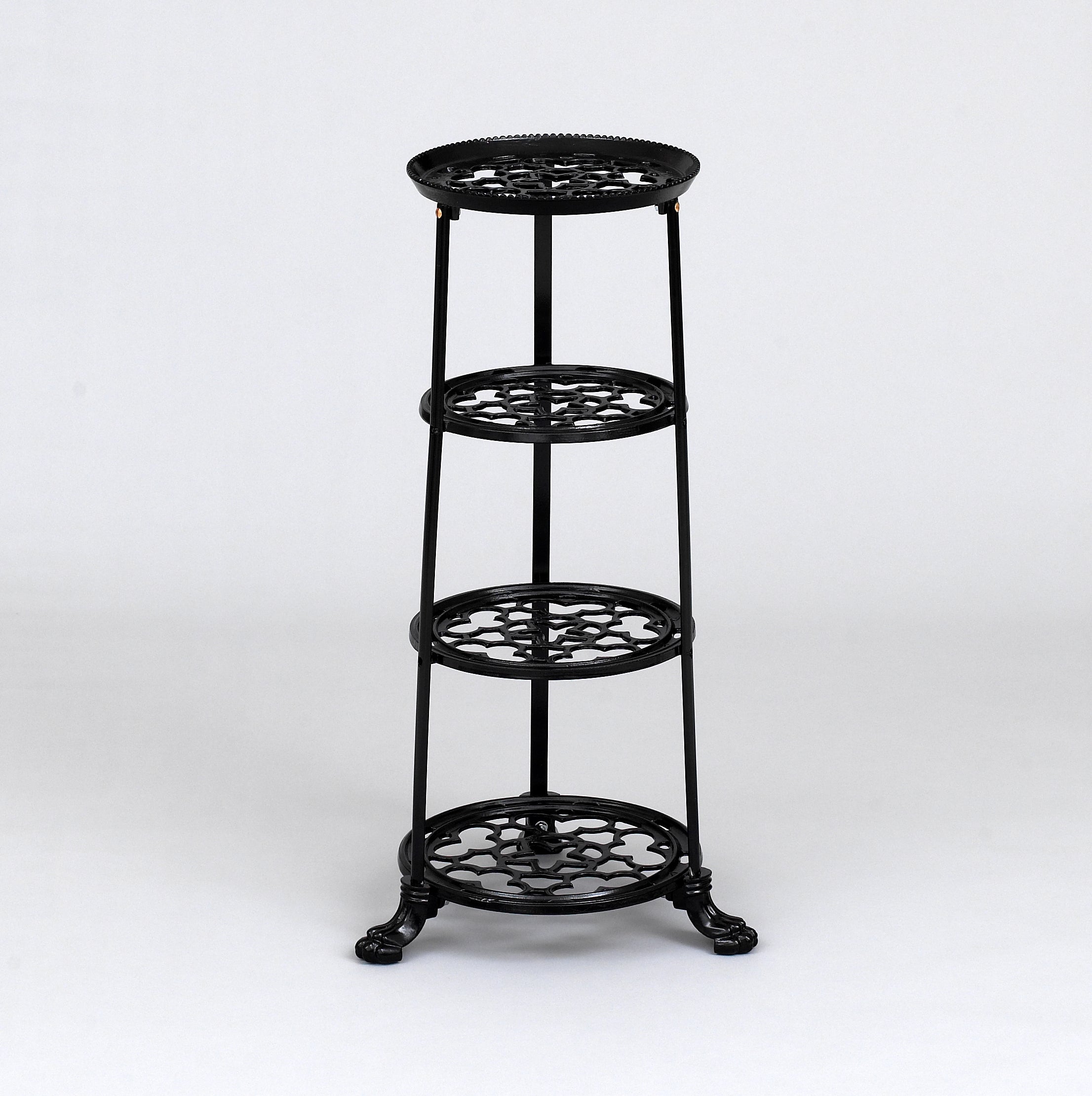 4 Tier Pan Stand Black