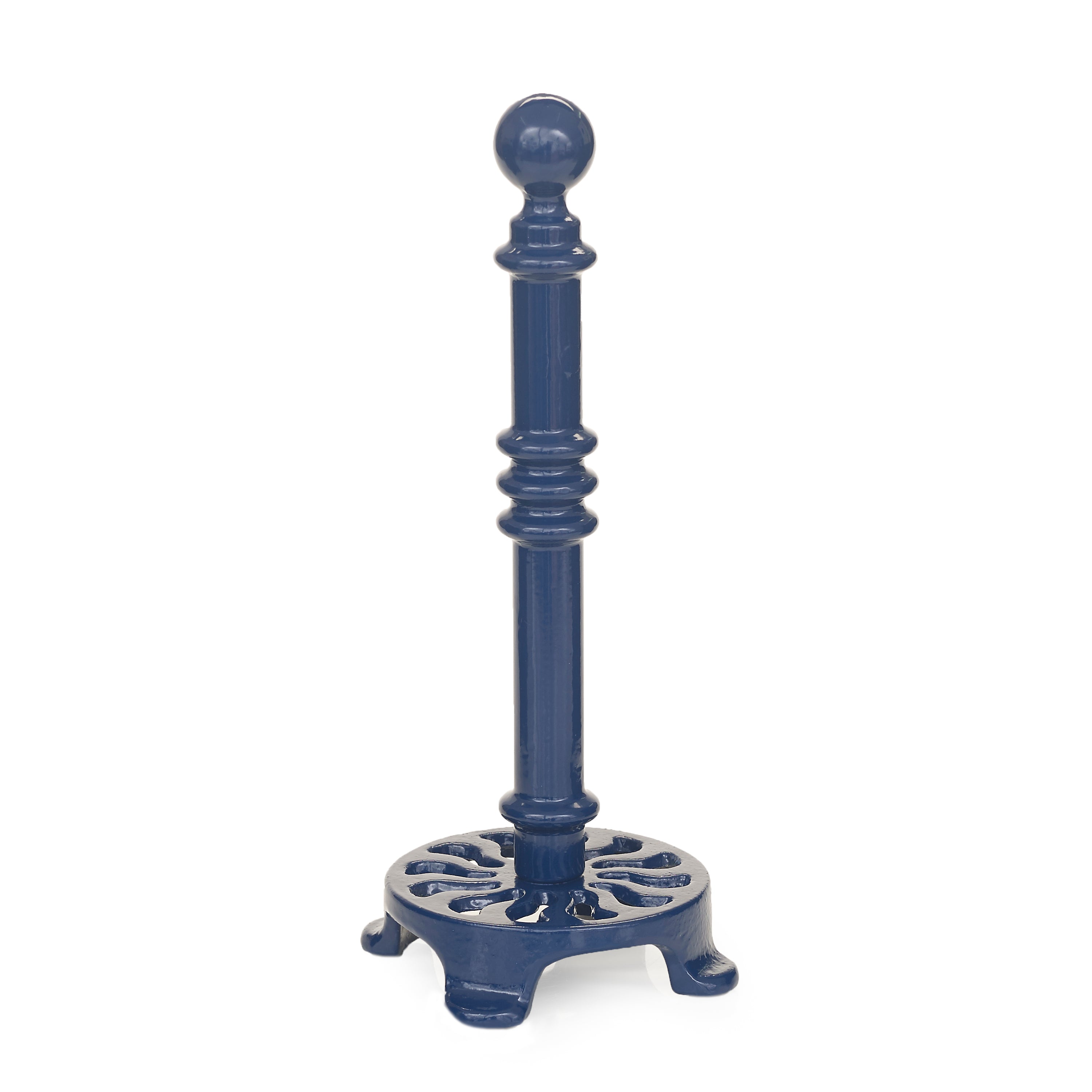 Robert Welch Cast Iron  Kitchen Roll Holder, Blue