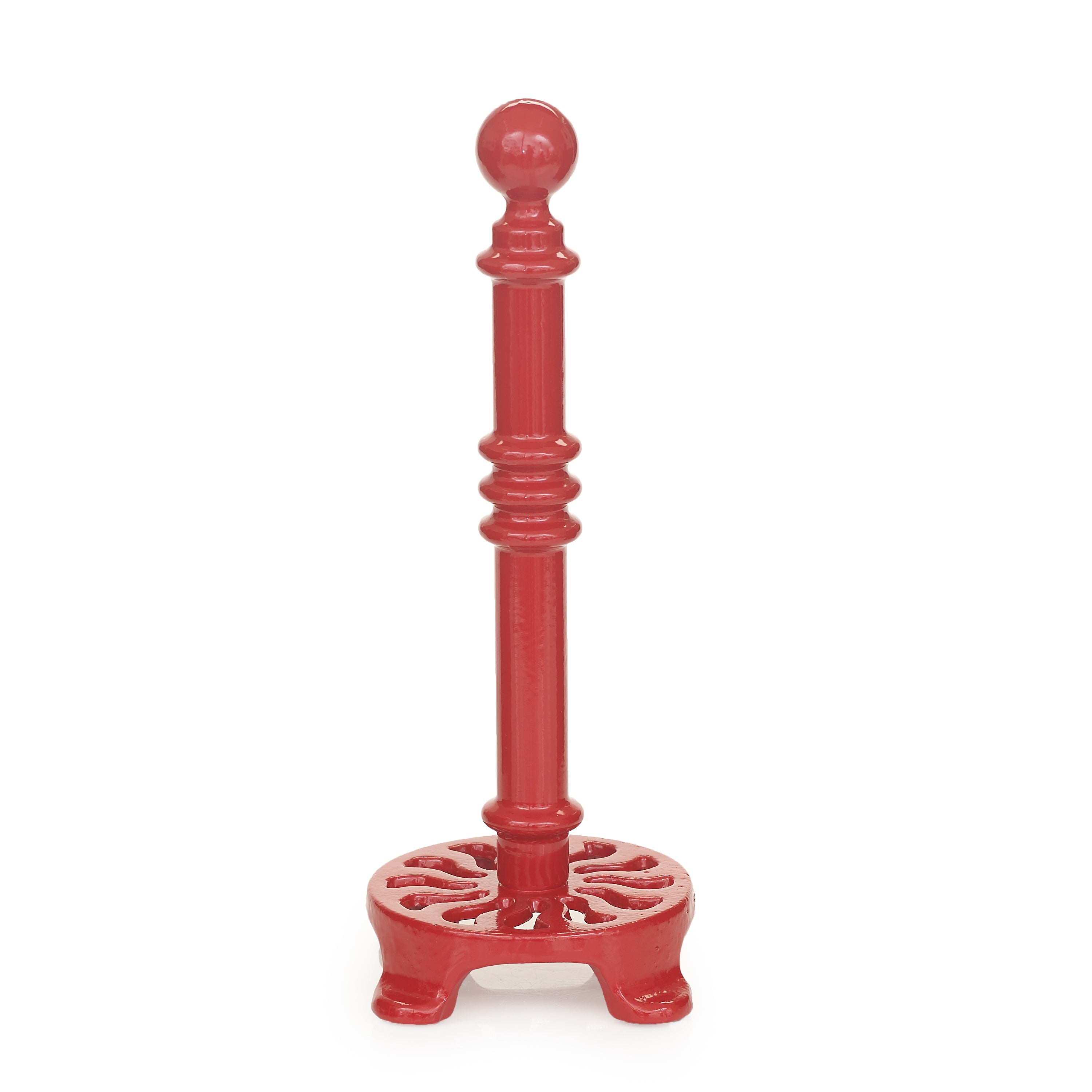 Robert Welch Cast Iron Kitchen Roll Holder Red