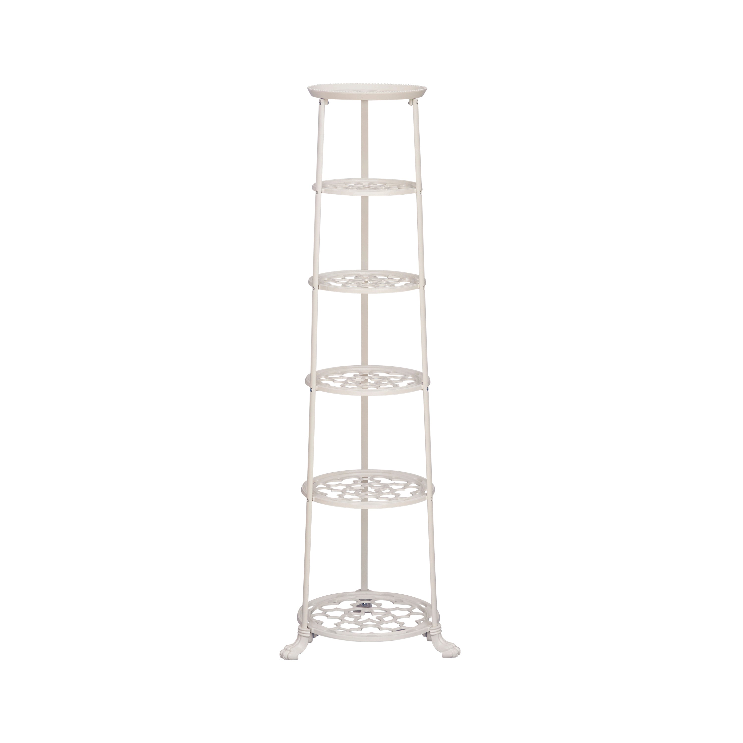 6 Tier Pan Stand Champagne