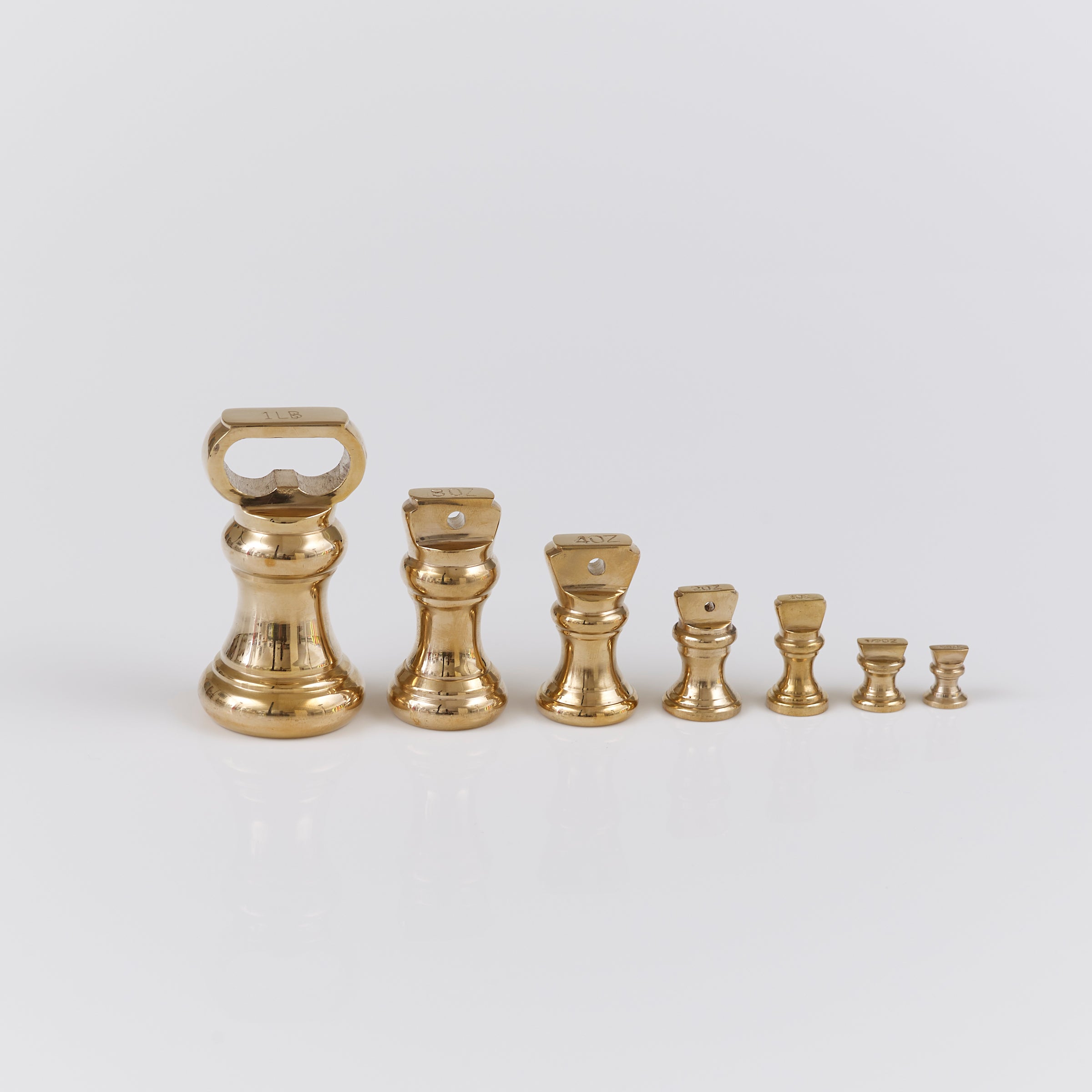 Brass Bell Weights Imperial