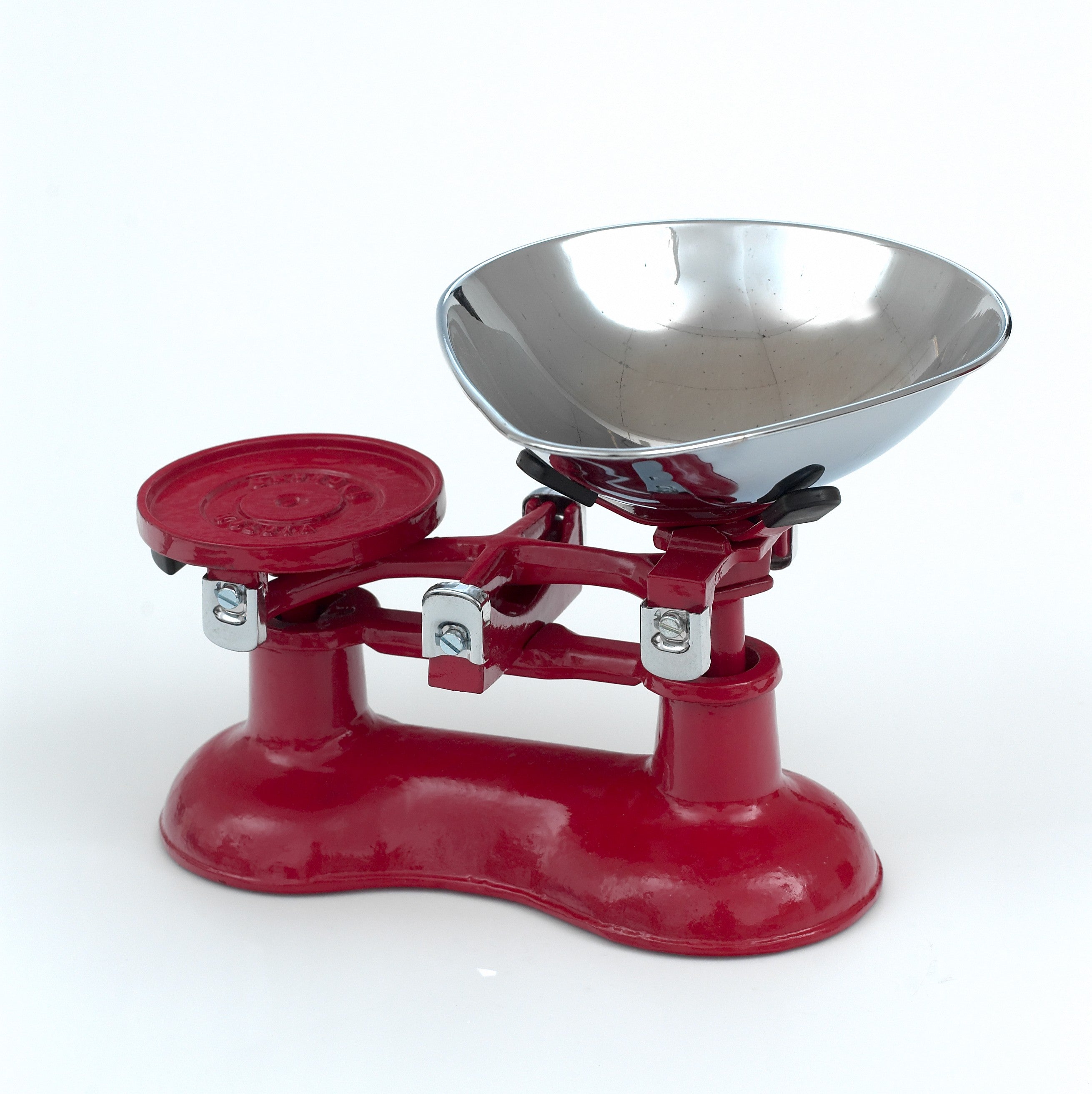 Cast Iron Scales Red with Chromed Brass fittings