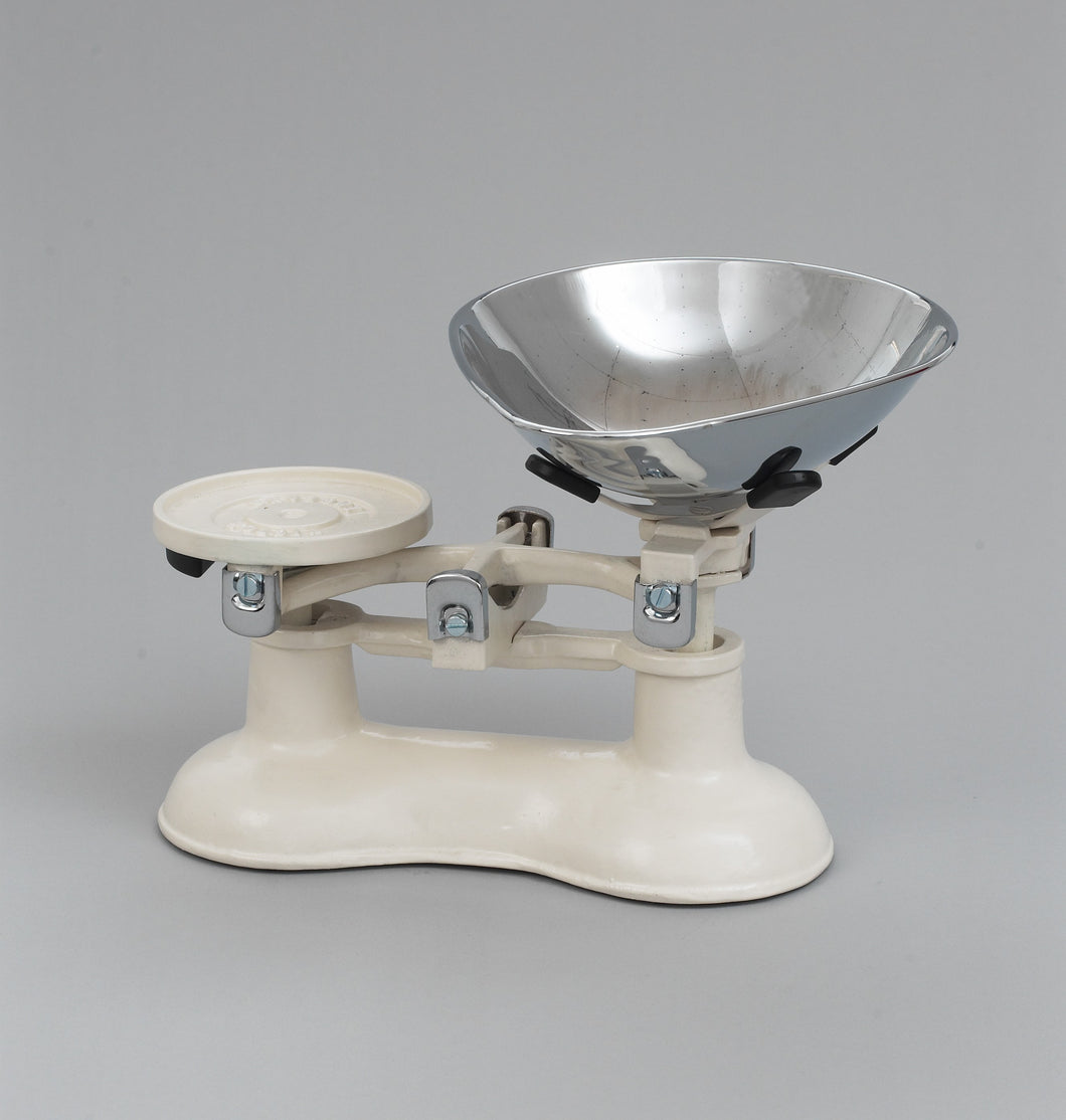 Cast Iron Scales Champagne with Chromed Brass fittings